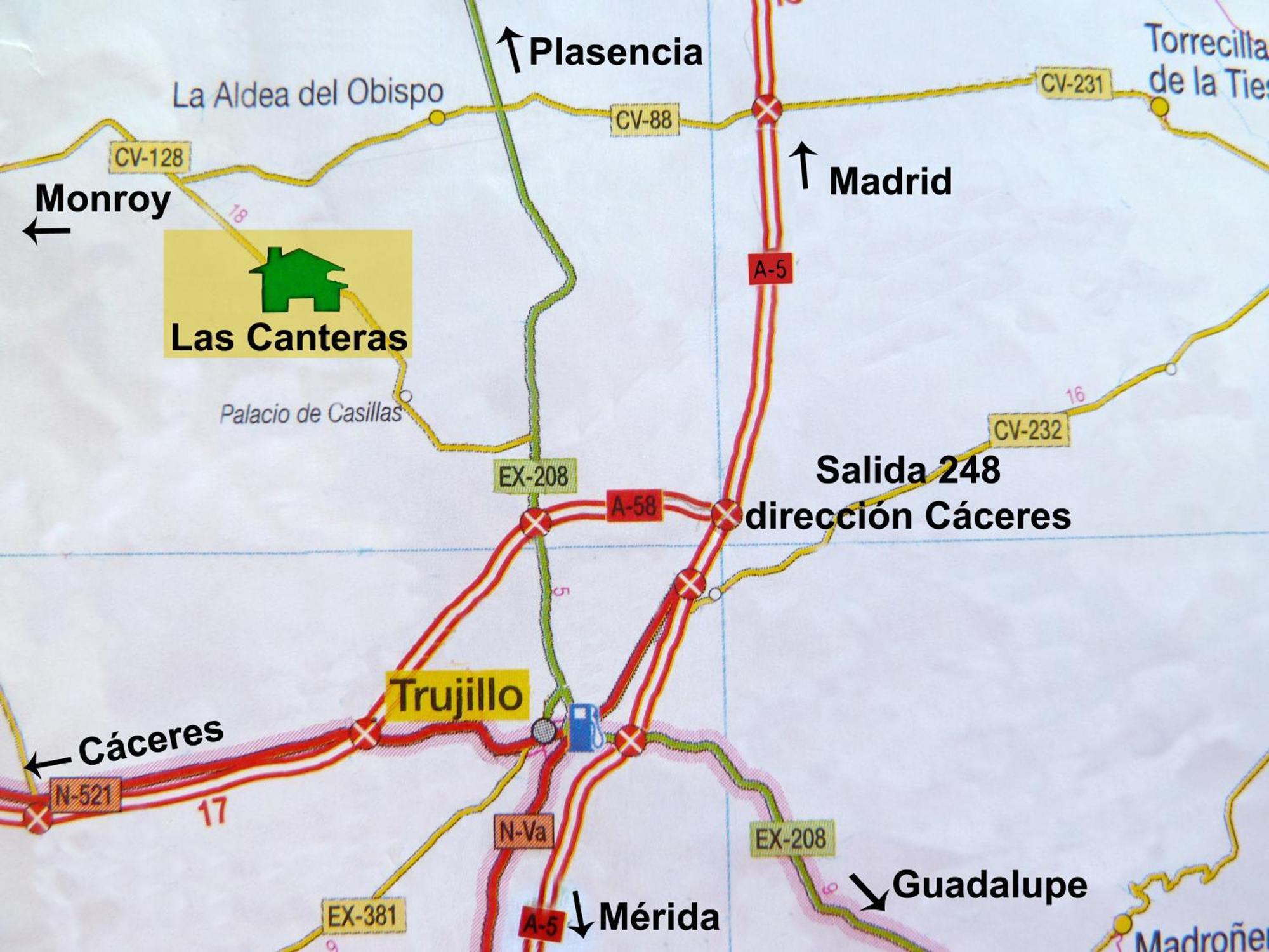 Casa Rural Las Canteras Trujillo Eksteriør billede